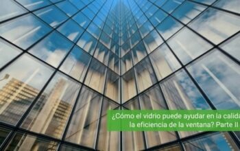 Vidrio en la eficiencia de la ventanas